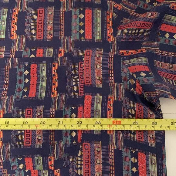 Sandwash Silk Short Sleeve Pocket Multicolored Men’s Shirt Size XXXXL - Picture 4 of 7